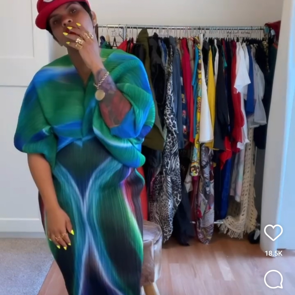 Terrell Dominick Northern Lights dress